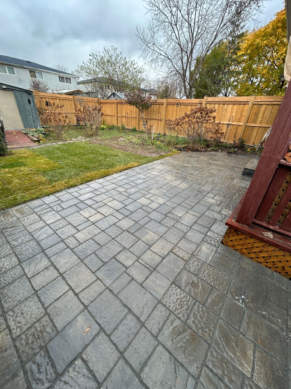 Hardscaping project