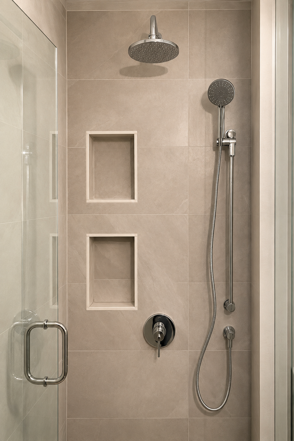 Shower tile detail